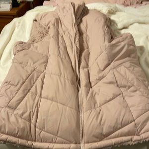 Light pink puffer vest